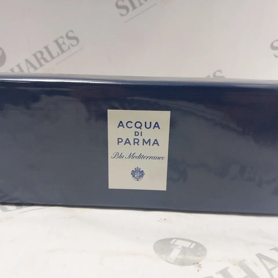 BOXED AND SEALED ACQUA DI PARMA BLU MEDITERRANEO EAU DE TOILETTE MINIATURE SET