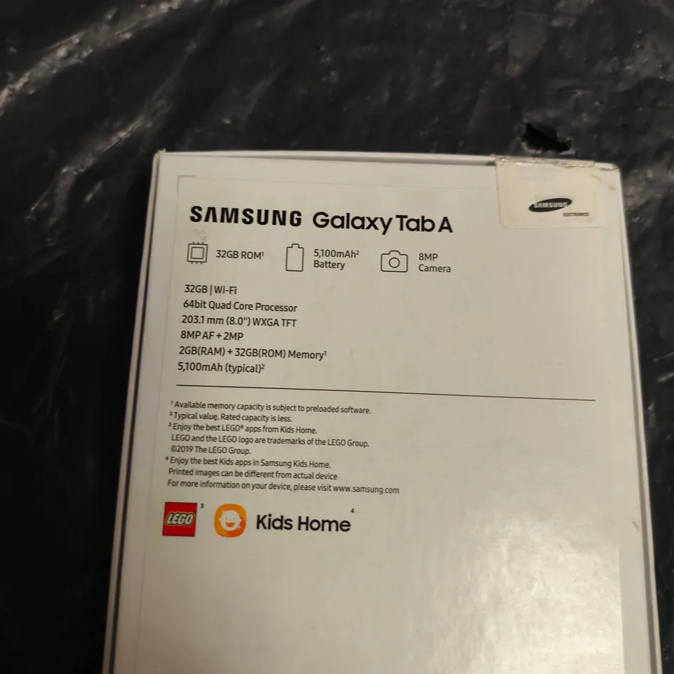 SAMSUNG GALAXY TAB A 8.0" 32GB WI-FI TABLET – BLACK