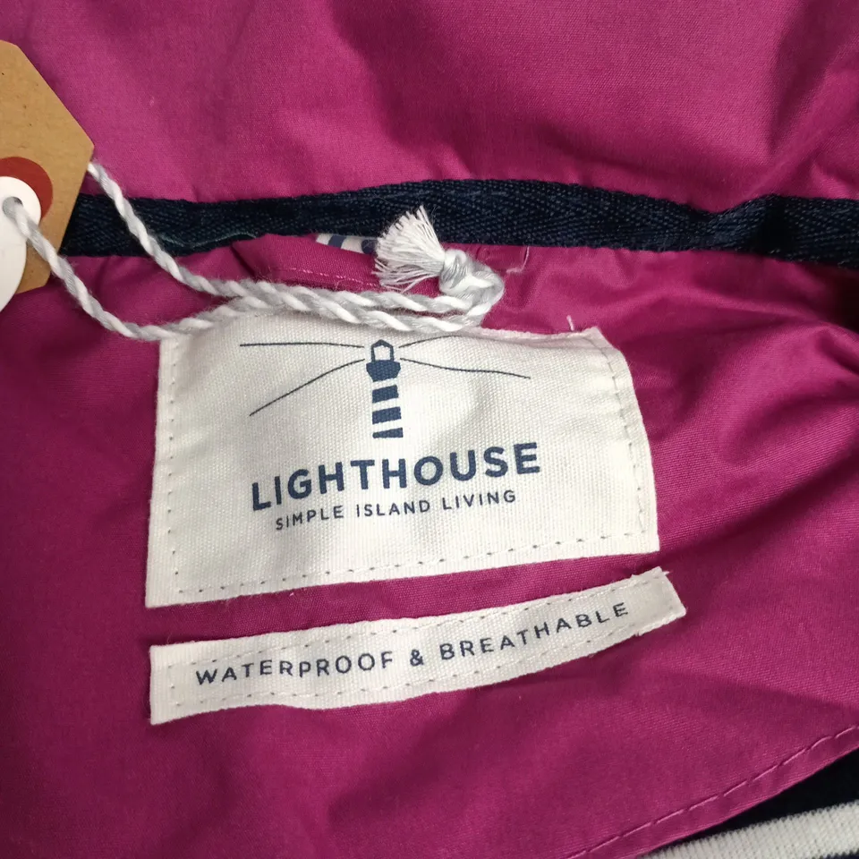 LIGHTHOUSE IONA WATERPROOF JACKET – FUCHSIA, UK SIZE 10