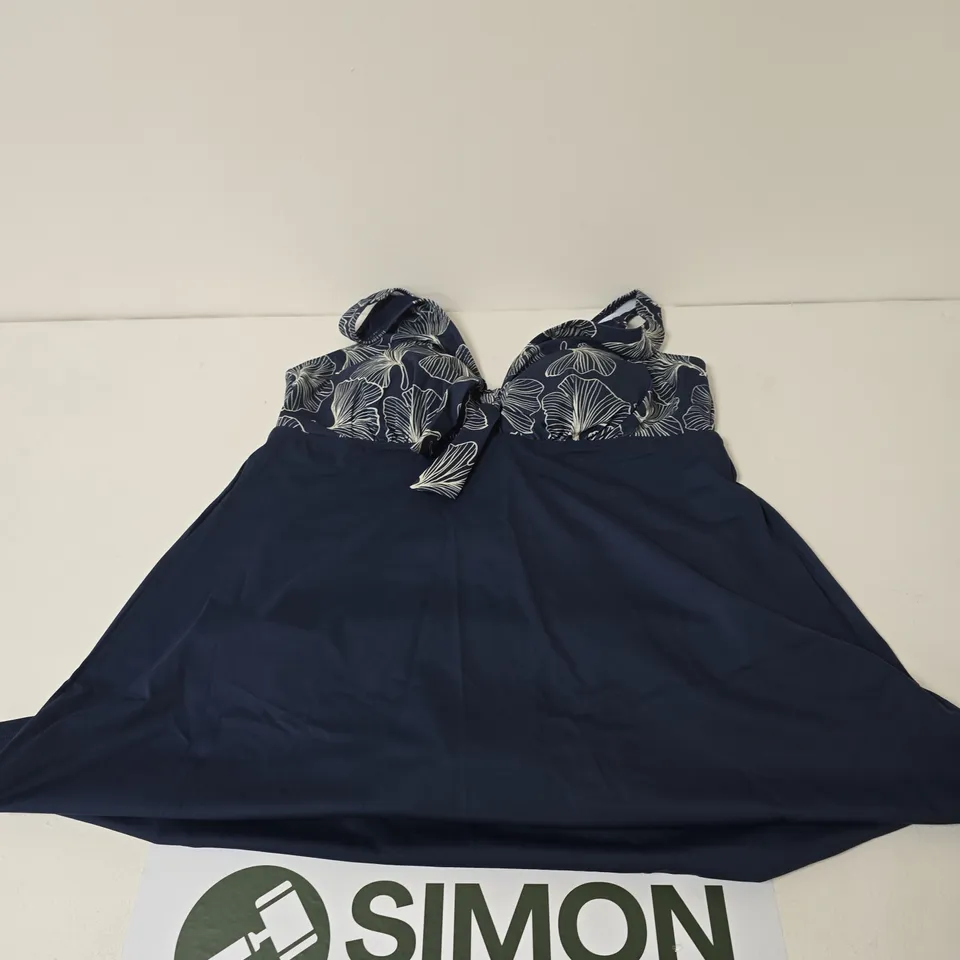 BONPRIX DARK BLUE SWIM DRESS SIZE 20