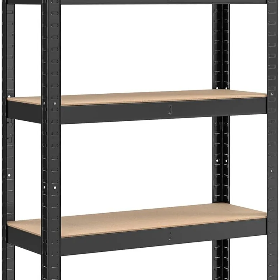 BOXED SONGMICS 5-TIER SHELVING UNIT, STEEL SHELVING UNIT