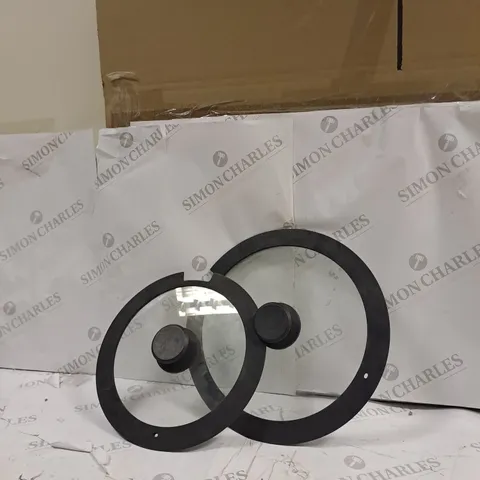 BOXED TOWER 24 & 28CM SILICONE GLASS LIDS