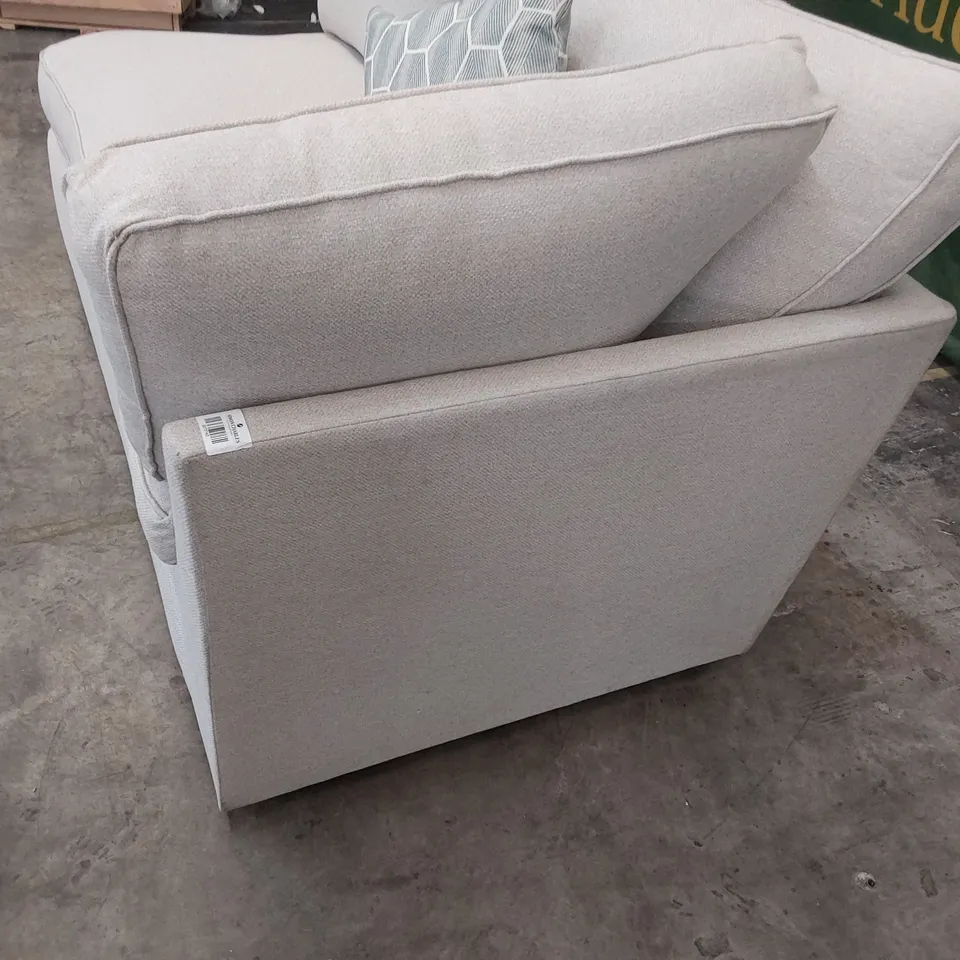 TWO SEATER SECTION NATURAL FABRIC