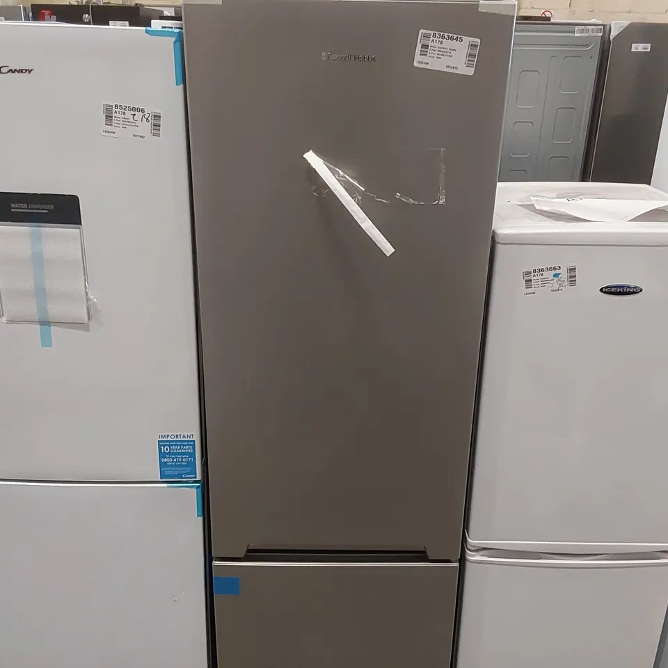 RUSSELL HOBBS RH180FFFF55S FREESTANDING FROST FREE FRIDGE FREEZER - UNPROCESSED RAW RETURN