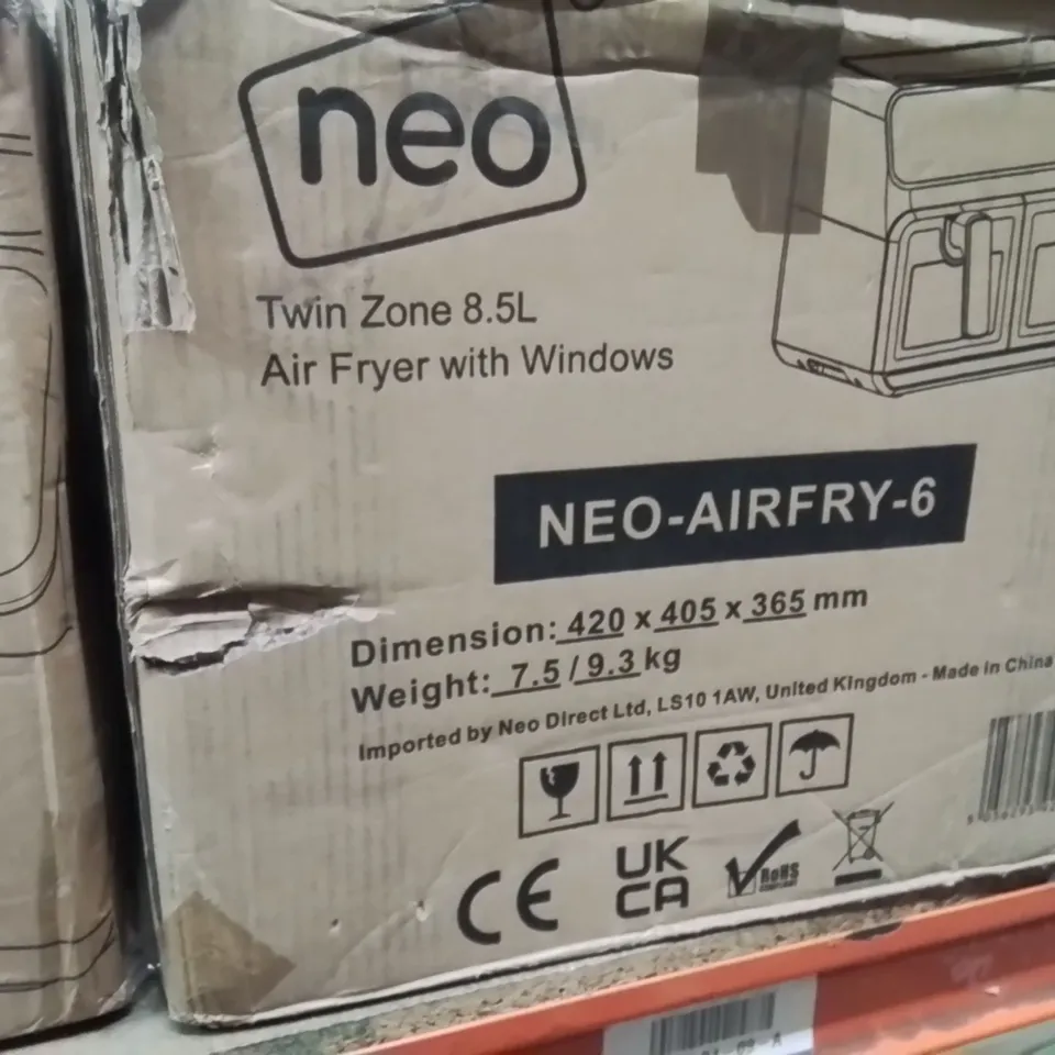 BOXED NEO TWIN ZONE 8.5L AIR FRYER (1 BOX)