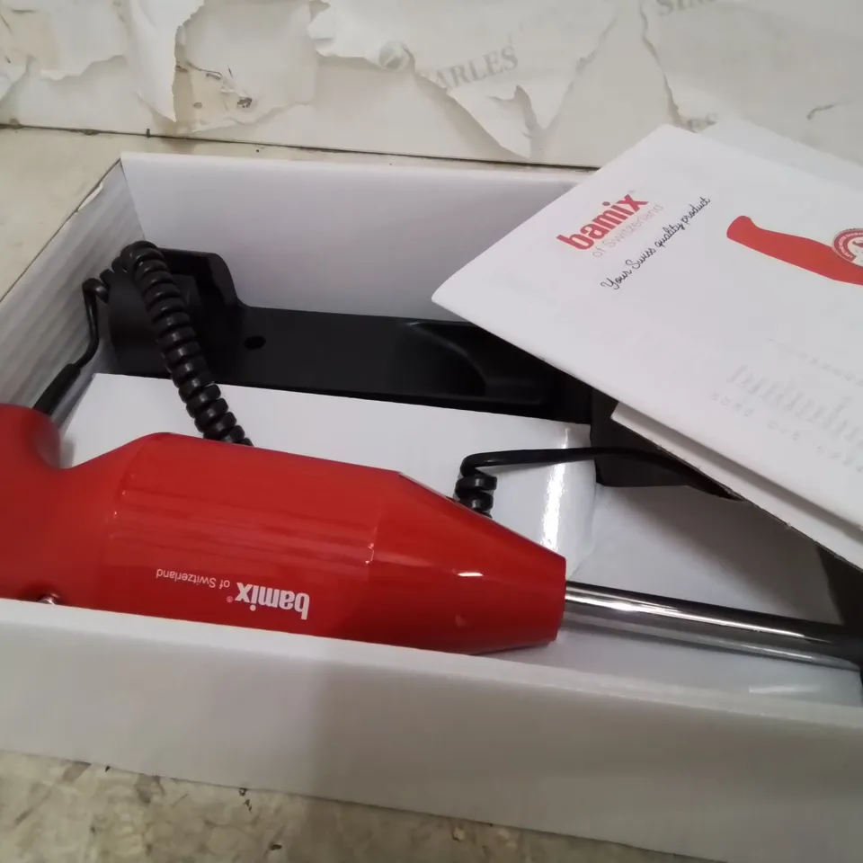 BAMIX ALL IN ONE KITCHEN MACHINE HAND BLENDER - RED 