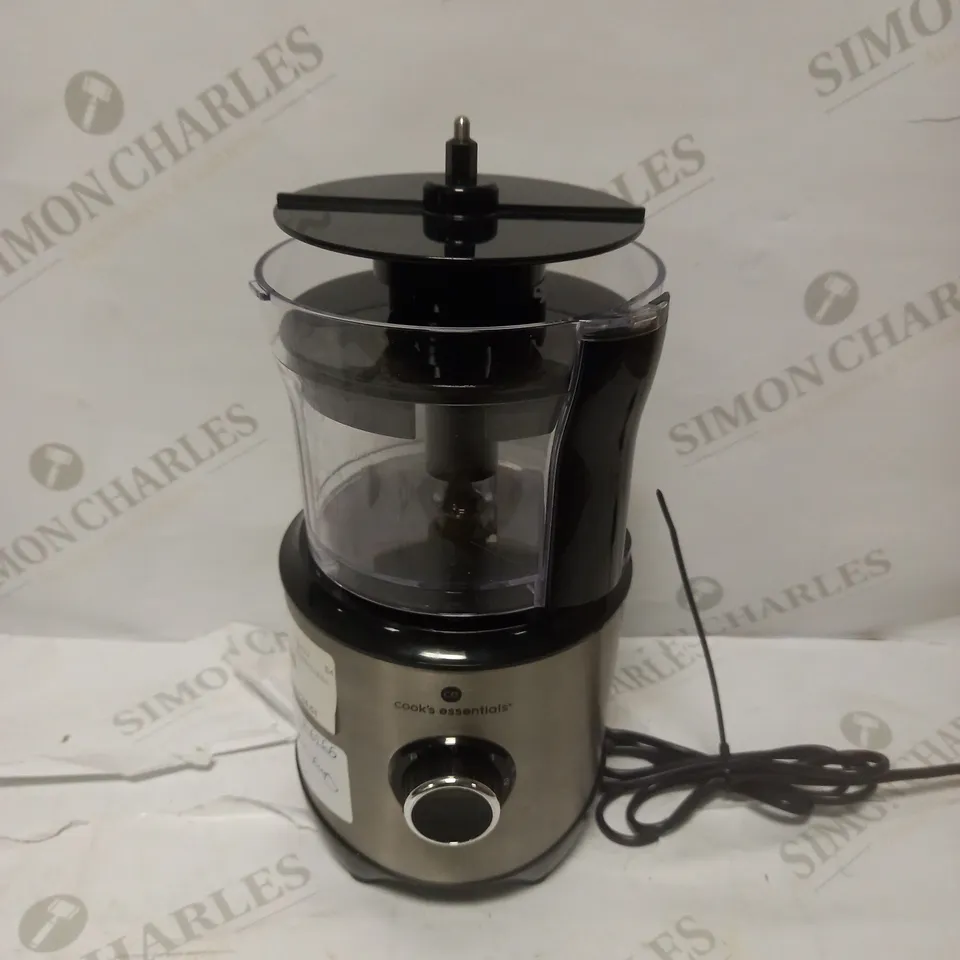 COOK'S ESSENTIALS 400ML COMPACT DOUBLE BLADE FOOD PROCESSOR