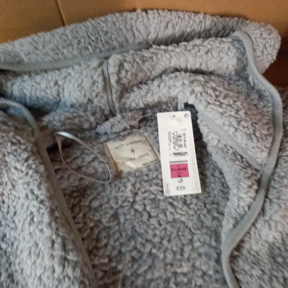 M&S DUVET DAYS GREY CARDIGAN - XL