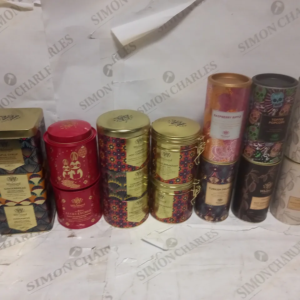 LOT OF 12 ASSORTED WHITTARD OF CHELSEA FLAVOURED HOT CHOCOLATE, COFFEE AND TEA