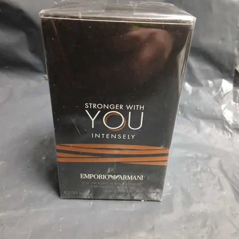 BOXED AND SEALED STRONGER WITH YOU INTENSELY EMPORIO ARMANI EAU DE PARFUM 50ML