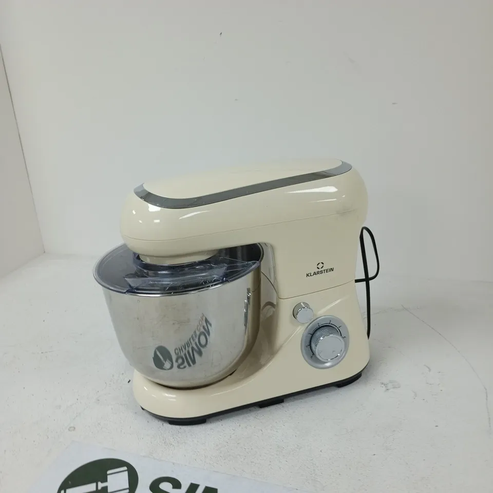 KLARSTEIN STAND MIXER – CREAM WITH STAINLESS STEEL BOWL 