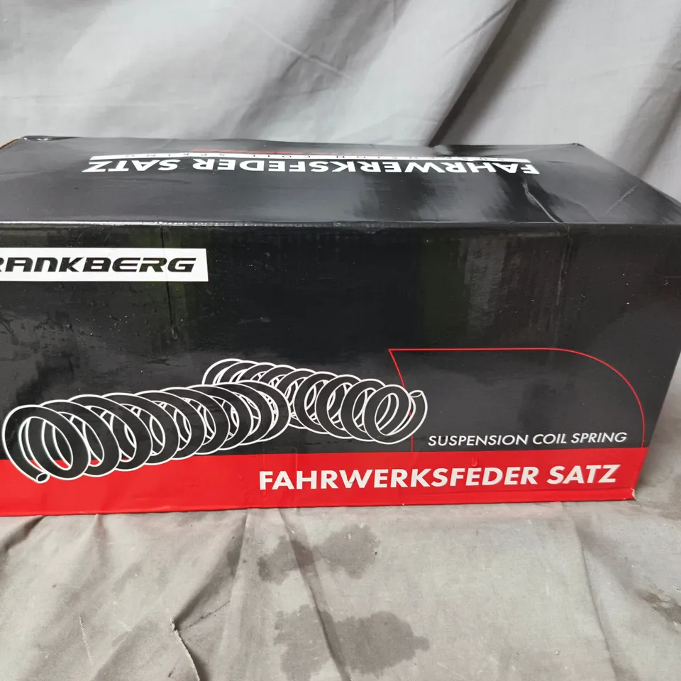 FRANKBERG FAHRWERKSFEDER SATZ – SUSPENSION COIL SPRING BLACK
