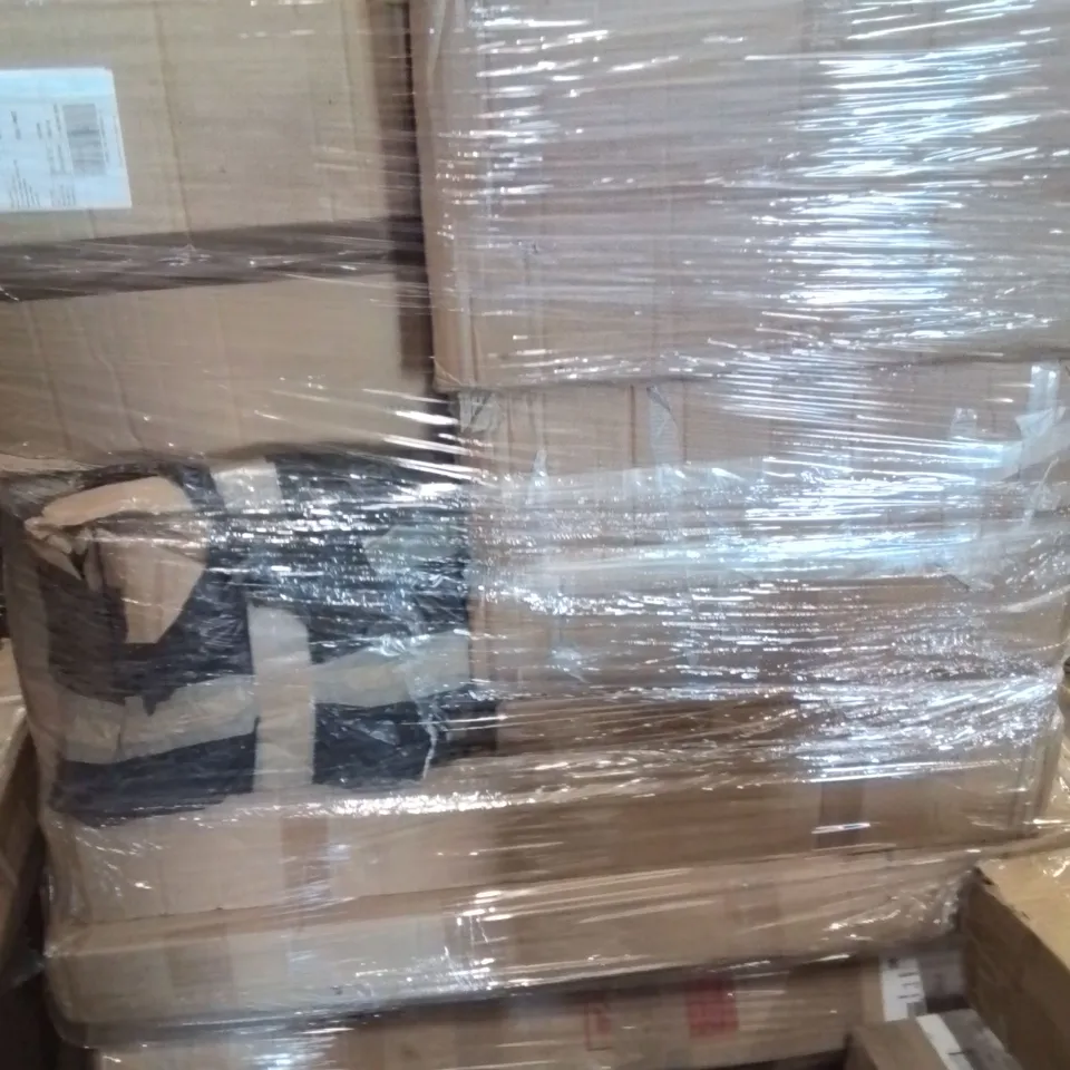 PALLET CONTAINING VARIOUS ASSORTED SOFA BED PARTS AND KITCHEN ORGANISERS