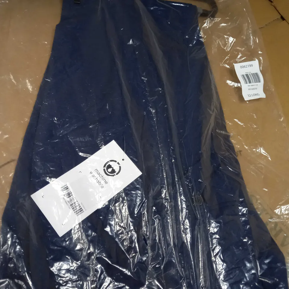 PACKAGED LIMEHAUS NAVY SUIT TROUSERS - SIZE 32W/LONG