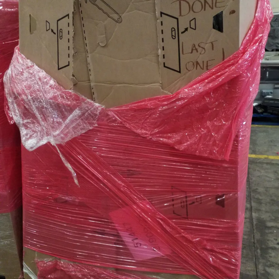 PALLET CONTAINING ASSORTED PRODUCTS INCLUDING ELECTRIC WOOD CHIPPER SHREDDER, CERAMIC HOB, WALKING VIBRATION PAD & PORTABLE COUNTERTOP DISHWASHER 