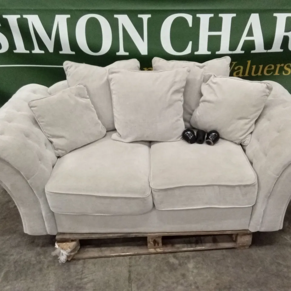 WINDSOR 2 SEATER FABRIC SCATTER BACK SOFA RRP £899