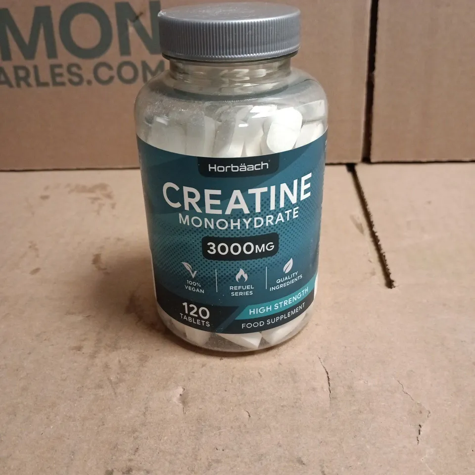 HORBAACH CREATINE MONOHYDRATE 3000MG 120 TABLETS HIGH STRENGTH SUPPLEMENT