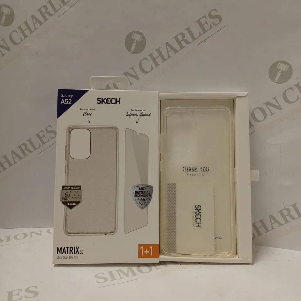 BOX OF APPROX 5 SKECH MATRIX SE CASE FOR GALAXY A52 5G