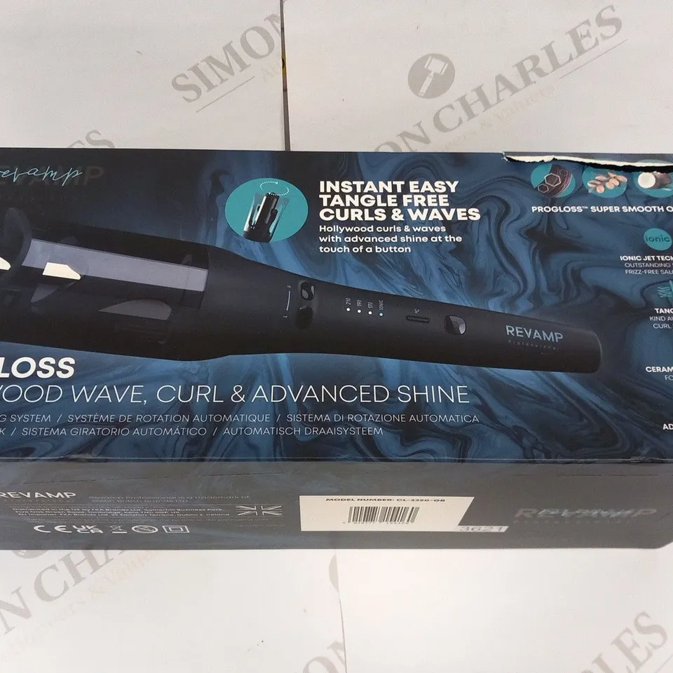 BOXED REVAMP PROGLOSS HOLLYWOOD WAVE, CURL AND ADVANCED SHINE