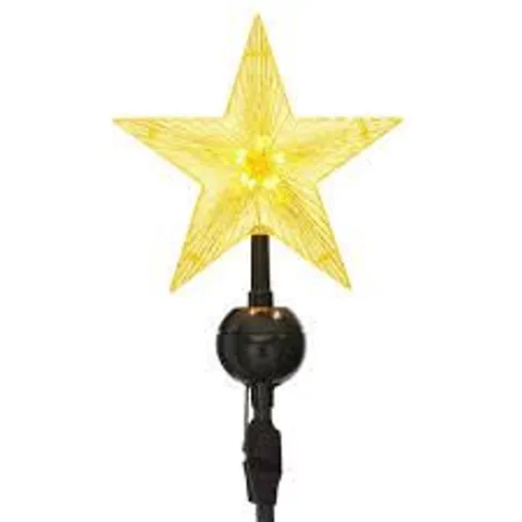 SANTA EXPRESS STAR ROTATING TREE TOPPER