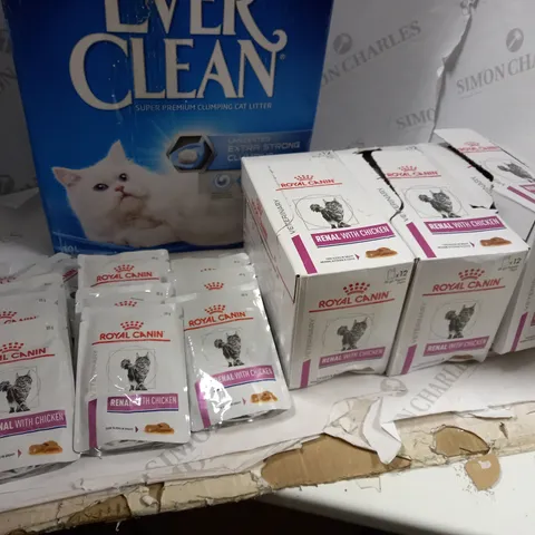 ROYAL CANIN WET FOOD POUCHES FOR CATS AND CAT LITTER 