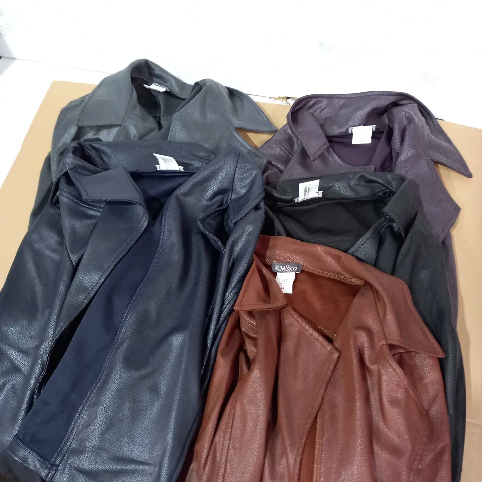 LOT OF 5 JACKETS (SIZES M)