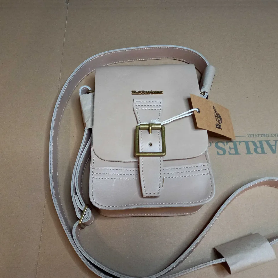 DR MARTENS BOVINE LEATHER MINI HANDBAG IN BEIGE