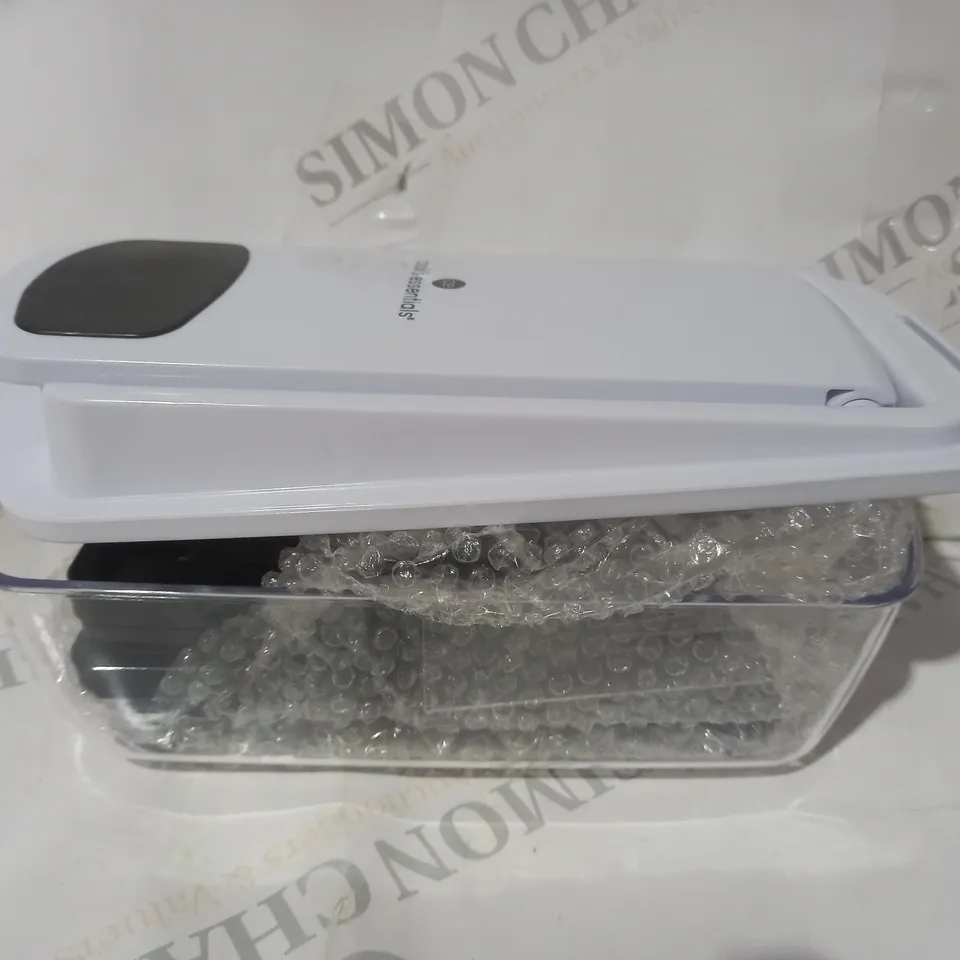 BOXED COOK'S ESSENTIALS CHOPPER 8 SLICE & DICE BLADES IN BLACK