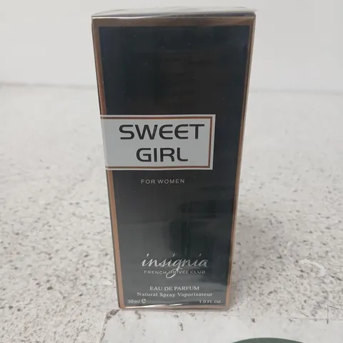 BOXED AND SEALED SWEET GIRL FOR WOMEN INSIGNIA FRENCH PRIVEE CLUB EAU DE PARFUM 30ML
