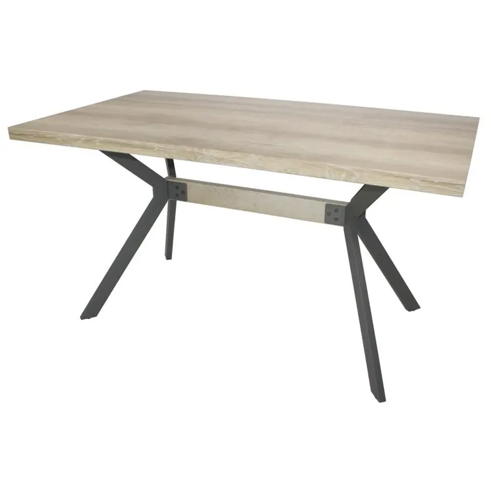 BOXED COLDIRON DINING SET 76X180X90CM (2 BOXES)