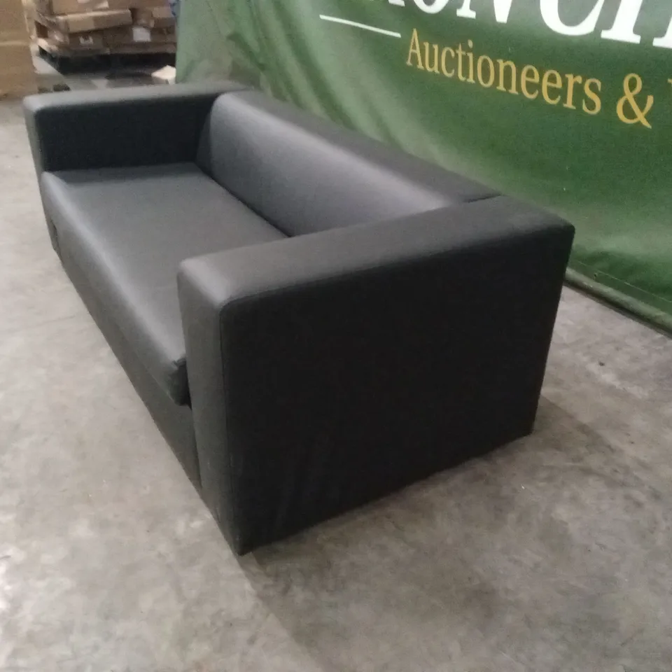 CLARKE FAUX LEATHER SOFA BED RRP £820