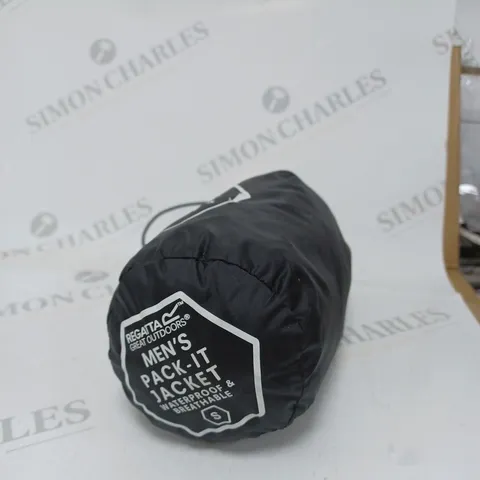 REGATTA MENS PACK IT JACKET WATERPROOF AND BREATHABLE