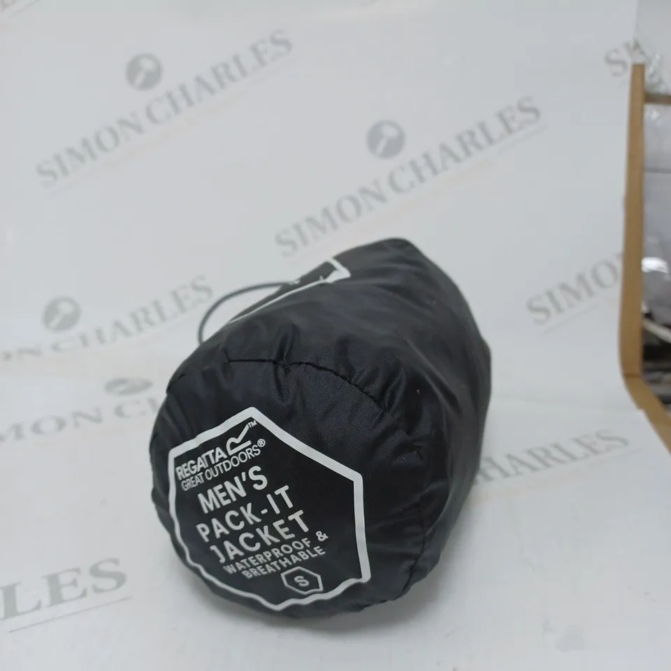 REGATTA MENS PACK IT JACKET WATERPROOF AND BREATHABLE