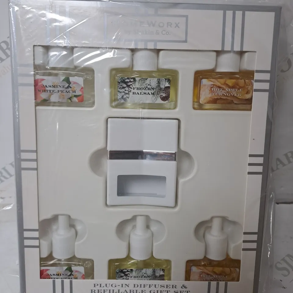 HOMEWORX PLUG-IN DIFFUSER AND REFILLABLE GIFT SET 