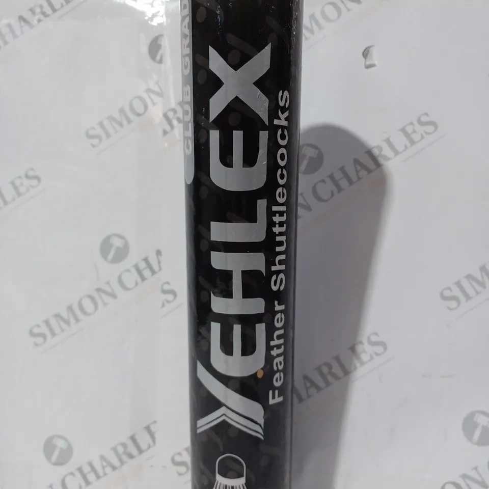 YEHLEX CLUB GRADE TUBE OF FEATHER SHUTTLECOCKS