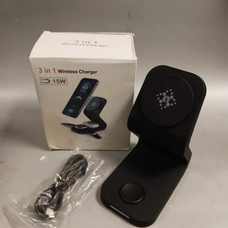 BOXED 15W 3-IN-1 WIRELESS CHARGING DOCK 