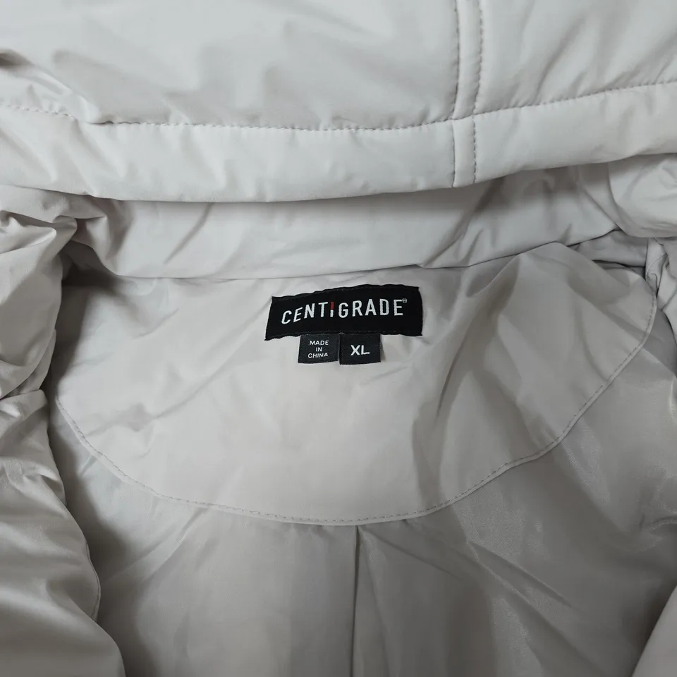 CENTIGRADE PUFFER JACKET – LIGHT GREY – UK SIZE XL