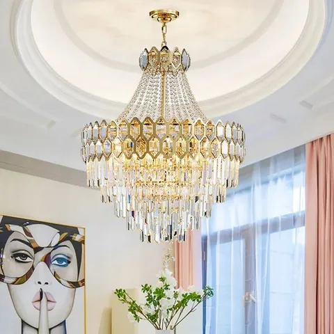 BOXED BLAIRWOOD 11-LIGHT CRYSTAL CHANDELIER