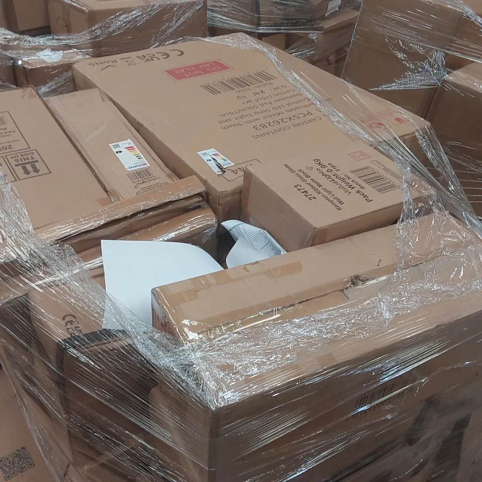 PALLET CONTAINING A VERY LARGE QUANTITY OF ASSORTED LIGHTING ITEMS