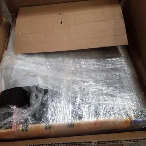 BOXED SMALL RECLINER - YELLOW FABRIC 