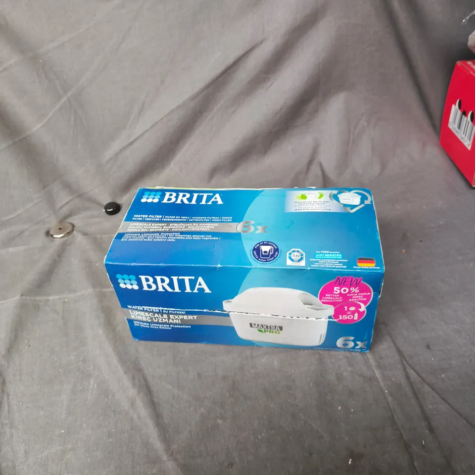 BRITA WATER FILTER CARTRIDGES – 6 PACK