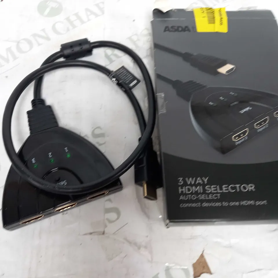 ASDA TEC 3 WAY HDMI SELECTOR