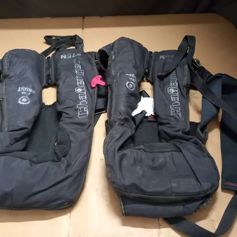 LOT OF 2 CHALLENGER 275N INFLATABLE VESTS