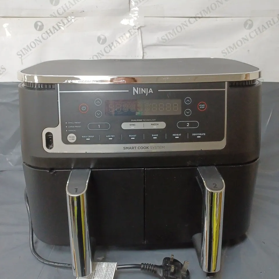 NINJI SMART COOK DUAL AIR FRYER BLACK