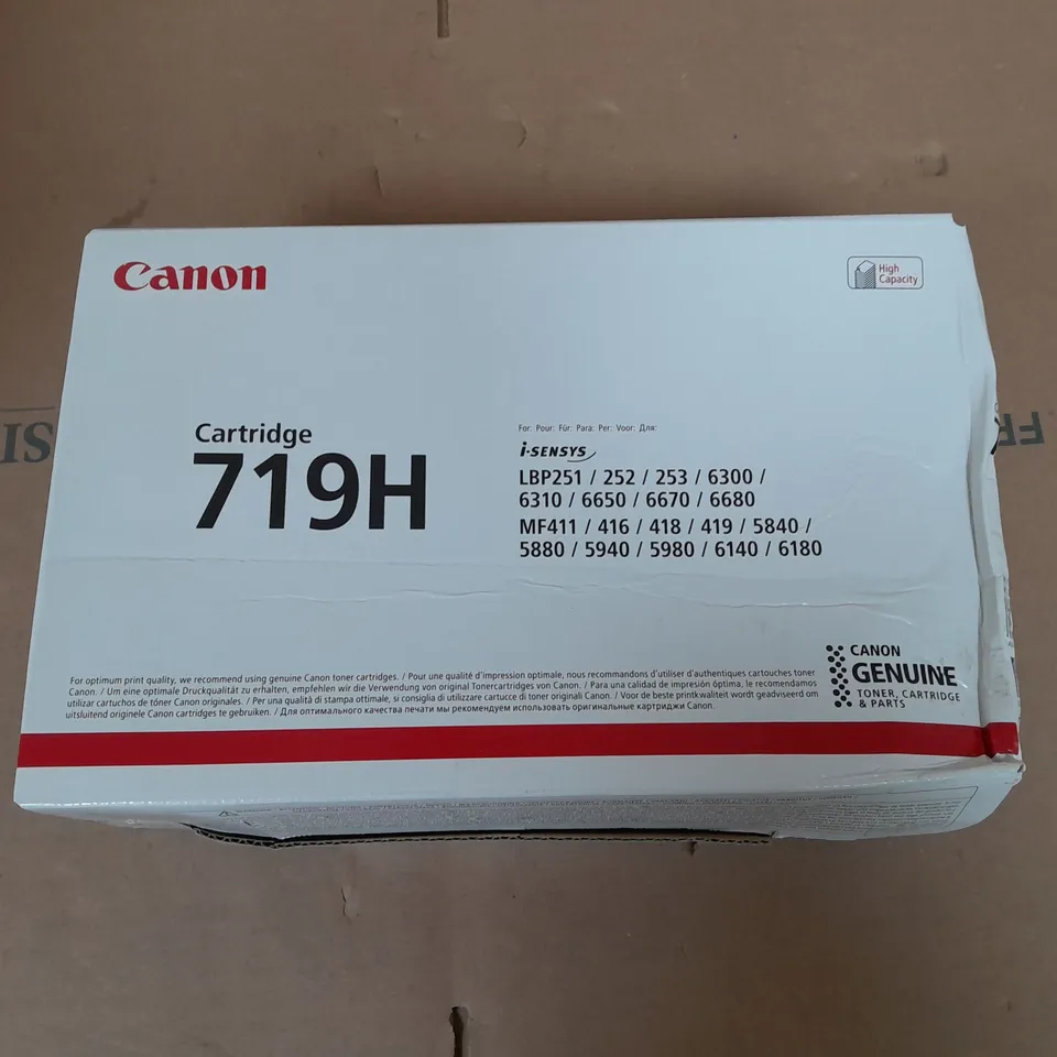 SEALED CANON CARTRIDGE 719H