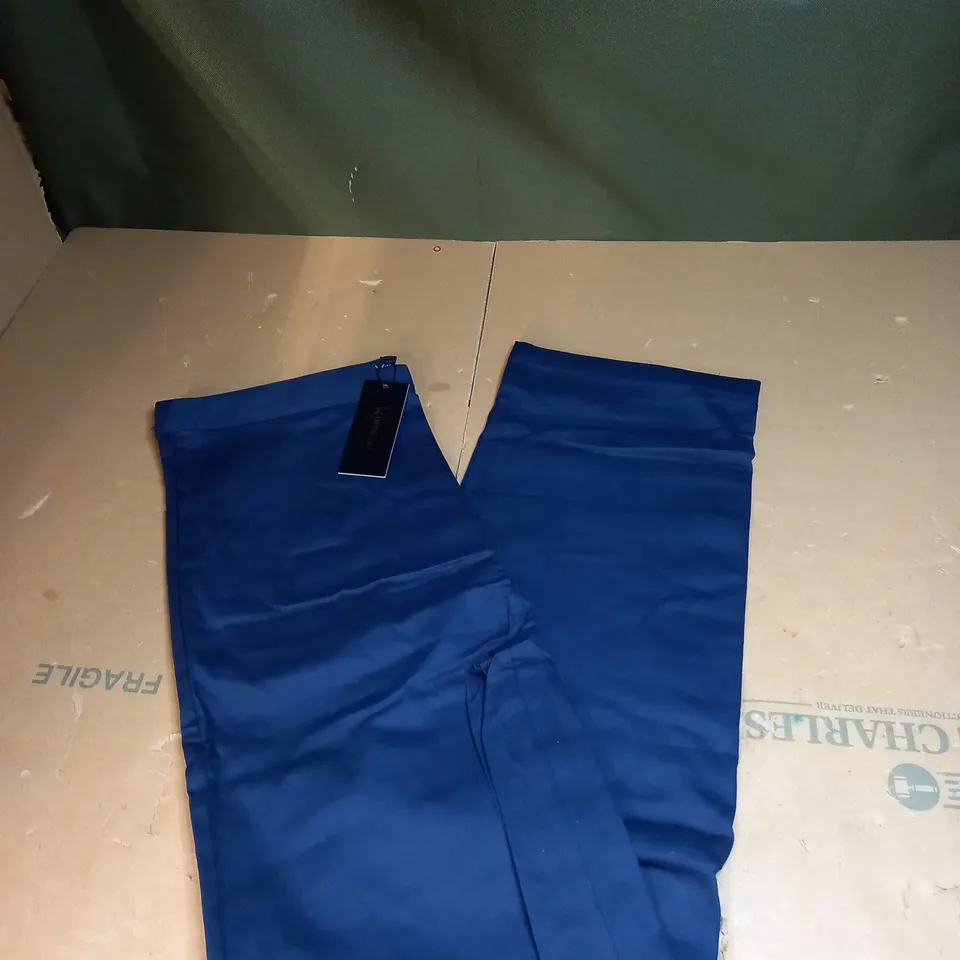 KINTSUGI NAVY WIDE LEG TROUSERS SIZE 14