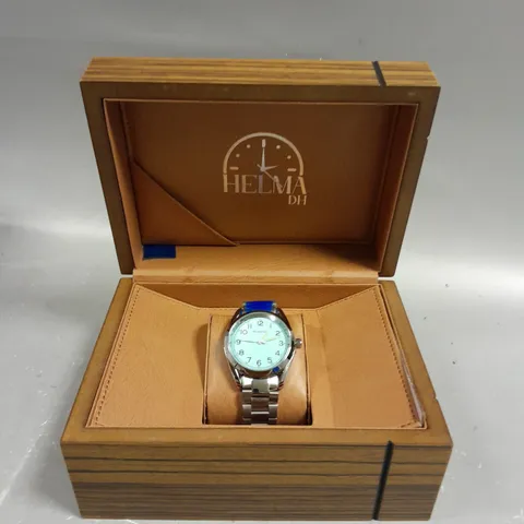 MENS HELMHA DH WATCH –  STAINLESS STEEL STRAP