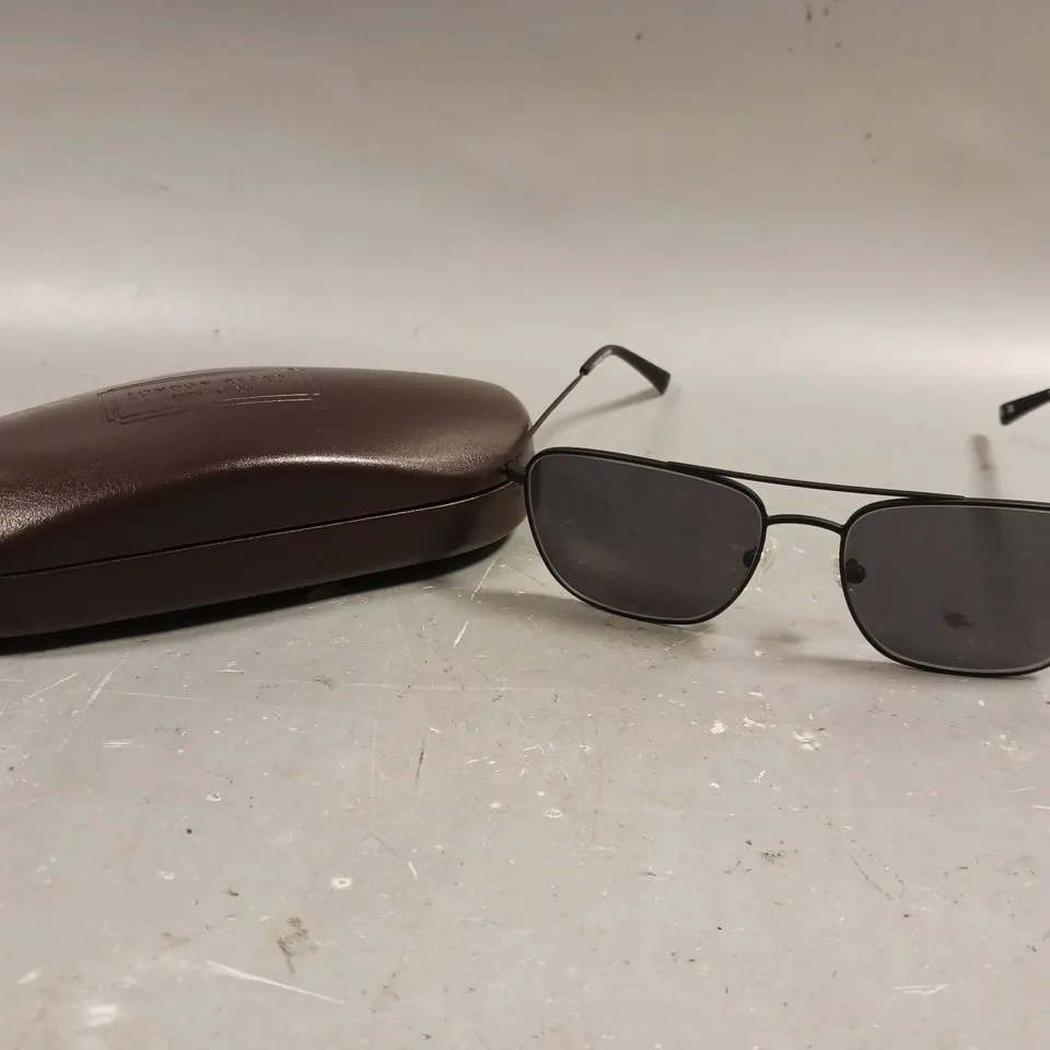LONDON RETRO RANDOLPH BLACK FRAMED SPECTACLE SUNGLASSES 
