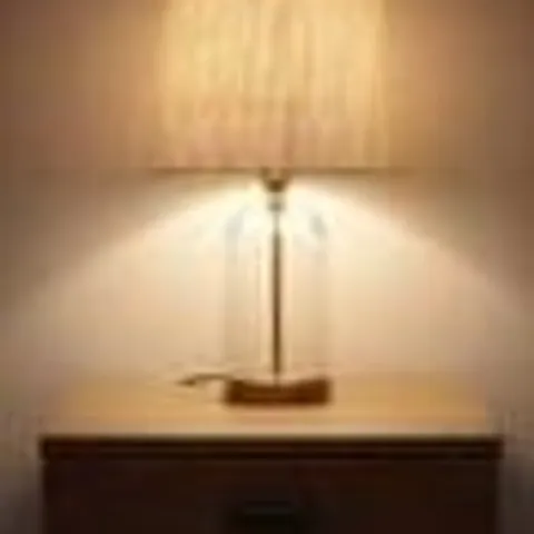 BOXED BRYSE 48CM CLEAR LAMP (1 BOX)