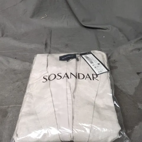 SOSANDER EDGE TO EDGE BUTTON DETAIL BLAZER 16 NATURAL BAGGED